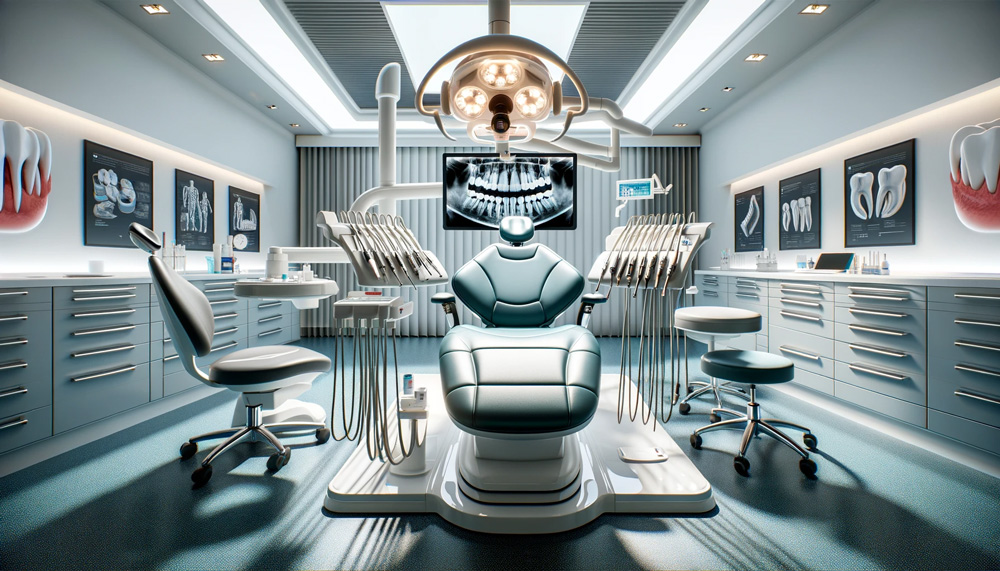 Dental Chair With Other Equipment's